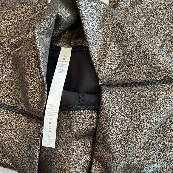 Lululemon Wunder under foil copper crop 6 women - Picture 3 of 7